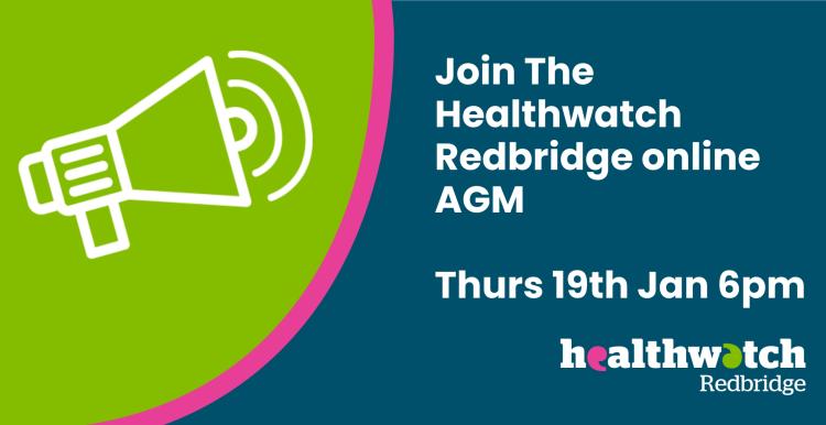 Healthwatch Redbridge Annual General Meeting (AGM) | Healthwatch Redbridge